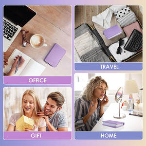 Ensemble de manucure de luxe en acier inoxydable de qualité supérieure, portable, avec étui magnétique 9 pièces, couleurs personnalisées, pour homme ou femme - Product Image 6