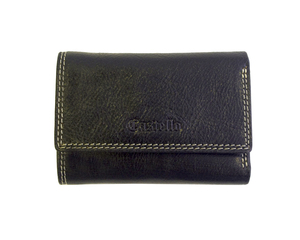 Top Quality Castello Unisex Key Holder <b>Wallet</b> Genuine Cowhide Vegetable Tanned Leather S/Snap New Release 5 Colors Polyester - Product Image 1