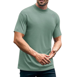 Camiseta de algodón con logotipo personalizado 160GSM para hombre, ropa de calle de gran tamaño, camiseta de moda - Product Image 6