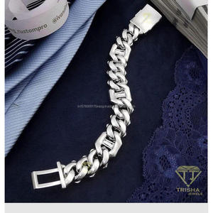 High-End Luxury Bracelet Featuring Emerald Cut Inspired Lab Grown Stones and Fully Flooded Statement Styling - Product Image 4