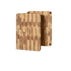 Ensemble de 3 planches à découper en bois d'acacia de luxe au design moderne pour la cuisine, avec poignée, qualité supérieure, vente en gros - Product Image 3