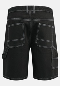 Pantalon cargo noir pour homme Felixstyle, taille mi-haute, poches, 100 % coton, décontracté, pour l'hiver et l'automne, respirant, vintage, délavage clair, imprimé - Product Image 3