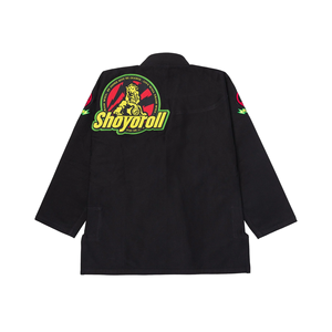 Kimono de BJJ Negro Personalizado con Marca, Unisex, Corte Regular para Adultos, 100% Algodón, Transpirable, Elástico, Ligero, de Secado Rápido, Peso de la Tela 440g - Product Image 2