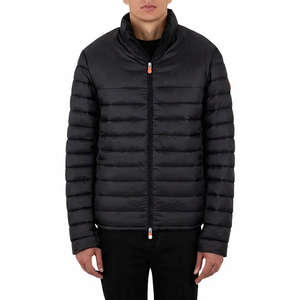 Chaqueta de Hombre con Cuello Alto, Cierre de Cremallera, Resistente al Viento, para Invierno, Uso Casual, Color Sólido, Exterior de Poliéster - Product Image 6