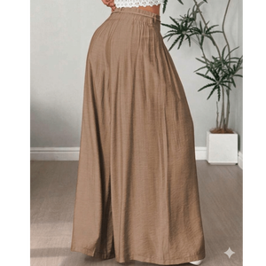 Pantalones de salón de pierna ancha estilo bohemio - Product Image 1