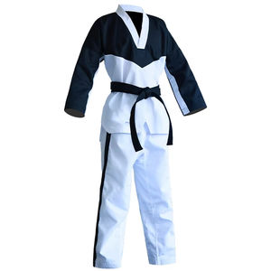 Uniformes de Taekwondo de Último Diseño, Hechos a Medida, 100% Algodón, Ligeros, Transpirables, Unisex para Adultos - Product Image 1