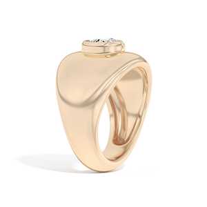1 Carat 14K 18K Gold <b>Cushion</b> Cut Lab Grown Diamond Engagement Wedding Gift <b>Statement</b> Ring Prong Set Wide Bridal Band Certified - Product Image 2