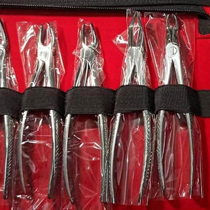 ชุดเครื่องมือผ่าตัดทางทันตกรรม 12 ชิ้น ทำจากสแตนเลส คีมจัดฟันแบบมีลายกันลื่น ได้รับการรับรองมาตรฐาน CE ระดับ Class I แบบใช้มือ - Product Image 4