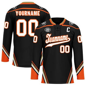 Custom Ice Hockey Jersey Supplier USA OEM Wholesale Personalized Team Uniform Hockey Shirt Sublimation Printed Embroidery Logo - Product Image 3