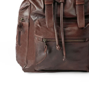 Custom Design <b>Light</b> <b>Weight</b> Leather <b>Backpack</b> Top Quality Leather <b>Backpack</b> Unique Style Leather <b>Backpack</b> - Product Image 4