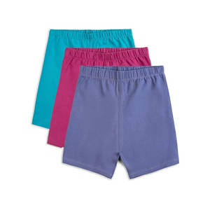 Pantalones Cortos Bermuda de Algodón Rosa para Niños, Cintura Media Elástica, Estilo Casual, Color Sólido, Tejido Transpirable - Product Image 2
