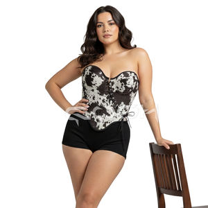 Compra Nuestro Corsé de Moda con Varillas de Acero y Cuero Vacuno - Product Image 3