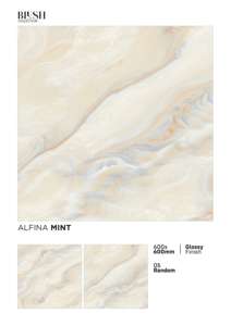 Carrelage en porcelaine finition brillante 60x60cm, conçu pour offrir une réflexion lumineuse de surface, une texture lisse, une clarté et un intérieur élégant. - Product Image 2