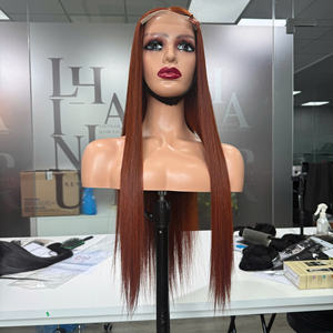 Peluca de cabello humano Bonestright de Color naranja de alta calidad, cabello virgen vietnamita, precio al por mayor para mujeres negras, calidad de lujo - Product Image 5