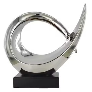 Accent Vintage Metal Sculpture Figurine Decorative Showpiece Home Living Room Office Table - Product Image 4