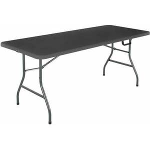 Table pliante centrale noire de 6 pieds - Product Image 1