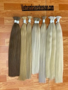 Extensions de cheveux du Vietnam 100% cheveux vierges Remy vietnamiens, longueur 8"-40", doux et brillants, 100g - Product Image 4