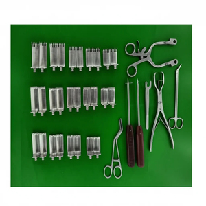 Ensemble de rétracteurs chirurgicaux cervicaux de haute qualité, 35 pièces, pour interventions orthopédiques de la colonne vertébrale, lames en acier avec étui de rangement - Product Image 2