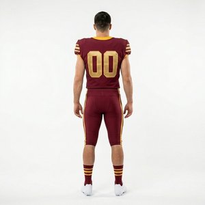 Uniforme de football américain Flex Fit en maille avec sublimation, service OEM ODM, vêtements de tournoi pour hommes, femmes et jeunes, service de logo personnalisé 54 - Product Image 2