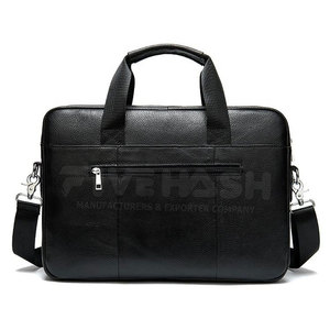 Leather <b>Laptop</b> <b>Bag</b> Durable Material With Modern Design Spacious Storage Perfect For Office <b>Work</b> Travel And Daily Carry Use - Product Image 3