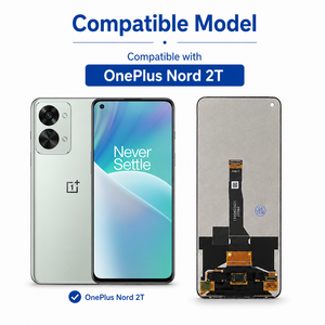 ชิ้นส่วนอะไหล่หน้าจอสัมผัสสำหรับจอโทรศัพท์มือถือสำหรับ Nord 2T 5G - Product Image 3