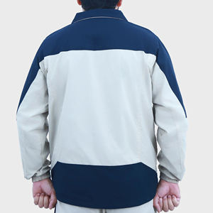 Ensemble de survêtement sportif épais personnalisé pour hommes – Veste coupe-vent en nylon à fermeture éclair intégrale et pantalon de jogging – Survêtement coupe-vent - Product Image 4