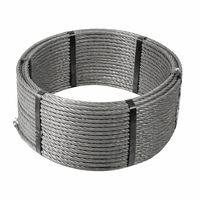 Câble de levage en acier 16 mm à conducteur unique, revêtement PVC, marque USHA MARTIN, rouleau de 20 m, durable pour grues et palans