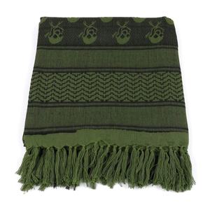 Shemagh Tactique Désert Écharpe De Luxe Carré Coton Keffieh avec Crâne Motif Imprimé Foulard Arabe pour Hommes et Femmes - Product Image 6