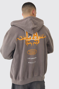 Wholesale Custom 500GSM French Terry Men's Hoodies Breathable Heavyweight 100% Cotton Screen Print Custom Logo for Winter - Product Image 3