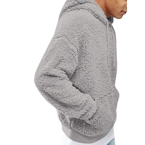 Custom Printed <b>Sherpa</b> <b>Fleece</b> Hoodie Men Women Warm Winter Pullover Soft Plush Hooded Polyester/Cotton Pocket Eco-Friendly Casual - Product Image 6