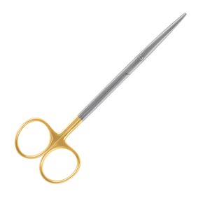 กรรไกรเมทเซนบาุมแบบโค้ง เครื่องมือผ่าตัดสแตนเลสสำหรับการผ่าตัด - Product Image 4