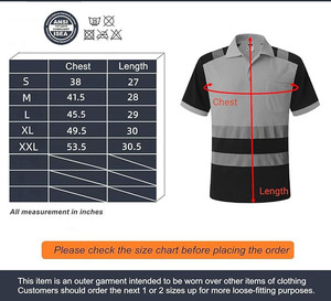 Chemises polo de sécurité réfléchissantes imperméables grande taille pour le travail de nuit, travaux routiers, haute visibilité, noir - Product Image 2