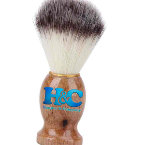 Nuevas llegadas: Brocha de afeitar de pelo sintético con mango de madera, ¡la más vendida! Lista para enviar. Para barberías y salones. MOQ 50 sets. - Product Image 6