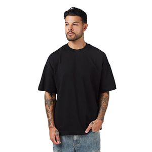 T-shirts pour hommes, livraison rapide, personnalisés, 220 g/m², 240 g/m², 300 g/m², coton lourd 100 %, coupe ample, épaules tombantes, tendance. - Product Image 1