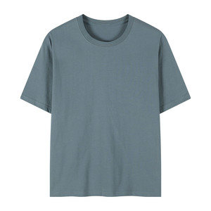 เสื้อยืดคอกลมแขนสั้นผ้าฝ้าย 100% น้ำหนัก 220 กรัม ระบายอากาศได้ดี แห้งเร็ว ทรงปกติ น้ำหนักเบา เหมาะสำหรับออกกำลังกาย สีพื้น ผลิตตามแบบ OEM พร้อมปักโลโก้ - Product Image 3