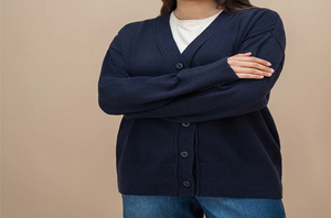 Cardigan Homme Hiver 2025 de Haute Qualité avec Logo Personnalisé, Nouveau Design, Col Rabattu, Boutons Personnalisés OEM - Product Image 5