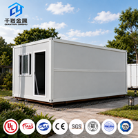Casa Contenedor Plegable Portátil para Dormitorio de Trabajadores de Oficina en Sitio, Campamento Minero