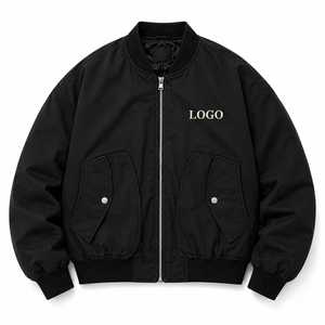 OEM Men's Lightweight Bomber <b>Jacket</b> Breathable Zip Front <b>Jacket</b> for Spring and Fall Seasons - Product Image 6