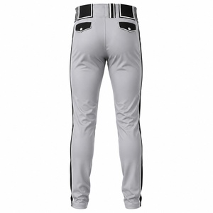 Meilleure Vente 2026 Pantalon de Baseball Double Tricot Unisexe Taille Élastique Bas Ouvert Respirant Anti-Humidité Polyester/Nylon OEM - Product Image 4
