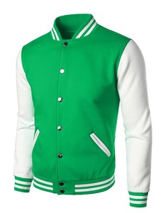 Chaqueta Varsity para Hombre con Técnicas de Bordado y Diseño de Impresión en Relieve, Chaqueta Bomber de Béisbol Personalizada a la Moda - Product Image 1