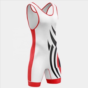 <b>Women</b> Adult Wrestling <b>Singlet</b> Powerlifting One Piece Martial Arts Uniform Custom Print Front 100% Polyester Fitted Sports Body - Product Image 4