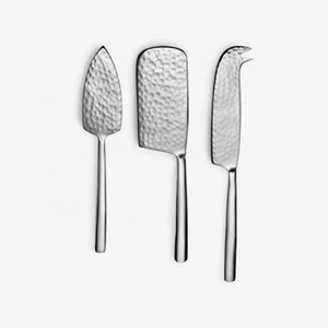 Ensemble de couteaux à fromage en acier inoxydable, fournis directement par l'usine, avec manche noué, outils à fromage durables pour le service - Product Image 4