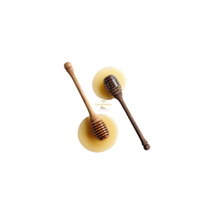 Cuillère à miel en bois de qualité supérieure, design artisanal éco-responsable pour une distribution fluide du miel, idéale pour la maison, la cuisine, les restaurants et comme cadeau - Product Image 4
