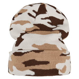 Gorro de punto unisex con logotipo personalizado, doble capa, 100% lana, a rayas, con forro de satén, ajustable, cálido, grueso, para invierno, uso diario, con dobladillo. - Product Image 2