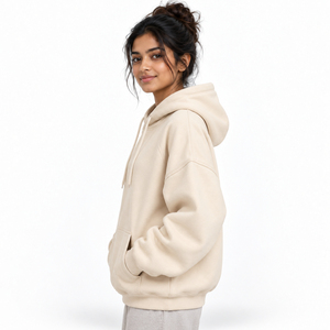 Sweat à capuche oversize pour femme, offrant un mouvement confortable, tissu de qualité supérieure et coupe ample pour un style décontracté et les loisirs. - Product Image 5