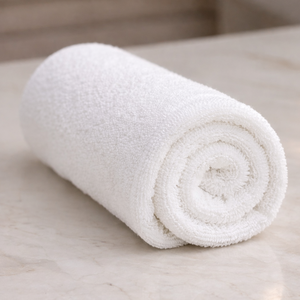 Serviette de bain et de visage en polaire corail unie Gestars, en microfibre de coton épaissie, séchage rapide, écologique, douce pour adultes - Product Image 2