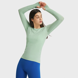 <b>Compression</b> <b>Shirt</b> Yoga Wear Women Gym Fitness Set <b>Compression</b> Long Sleeve t <b>Shirt</b> - Product Image 6