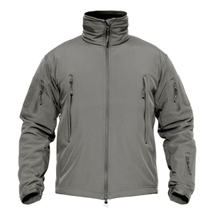 Men's High Quality <b>Soft</b> <b>Shell</b> Winter <b>Jacket</b> Waterproof Solid Color <b>Hooded</b> Collar New Condition High Street Style Made - Product Image 1