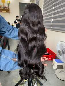 Extensiones de Cabello Humano Remy con Trama Única Ondulada Natural, Tejido de Cabello Sin Piojos, Sin Caída, Sin Químicos, Cabello Vietnamita Virgen - Product Image 6