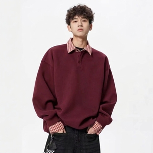 Wholesale Custom <b>Men's</b> Crewneck Pullover <b>Sweatshirt</b> Cotton Digital Print Loose Fit Knitted Long Sleeve Casual Autumn Streetwear - Product Image 1